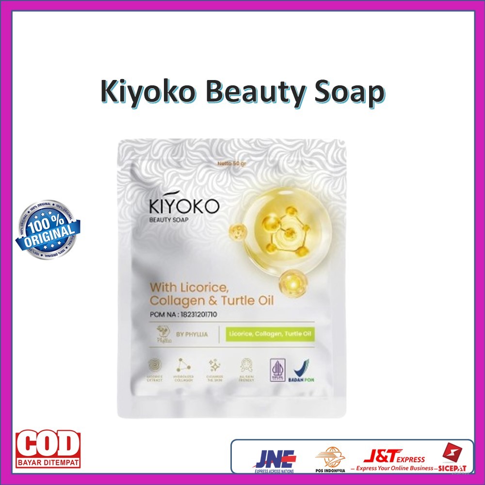 Kiyoko Beauty Soap Sabun Glowing Pemutih Wajah