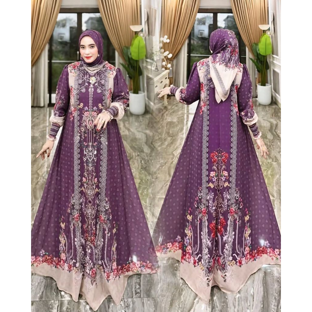 MUFIDAH SERIES BY MARIANI FASHION GAMIS SYARI PREMIUM ORIGINAL MARIANI