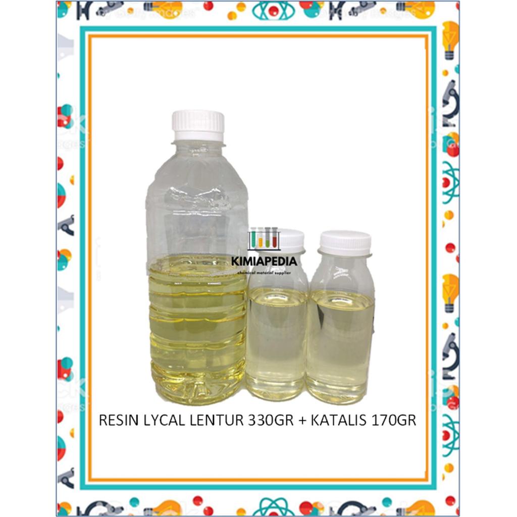 Resin Lycal Lical Lentur 1079 500gr Nametag Stiker Sticker Timbul