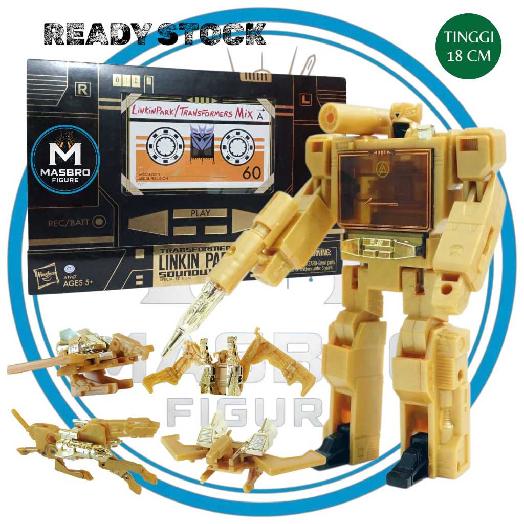 HASBRO Transformers Exclusive G1 Linkin Park SOUNDWAVE Special Edition