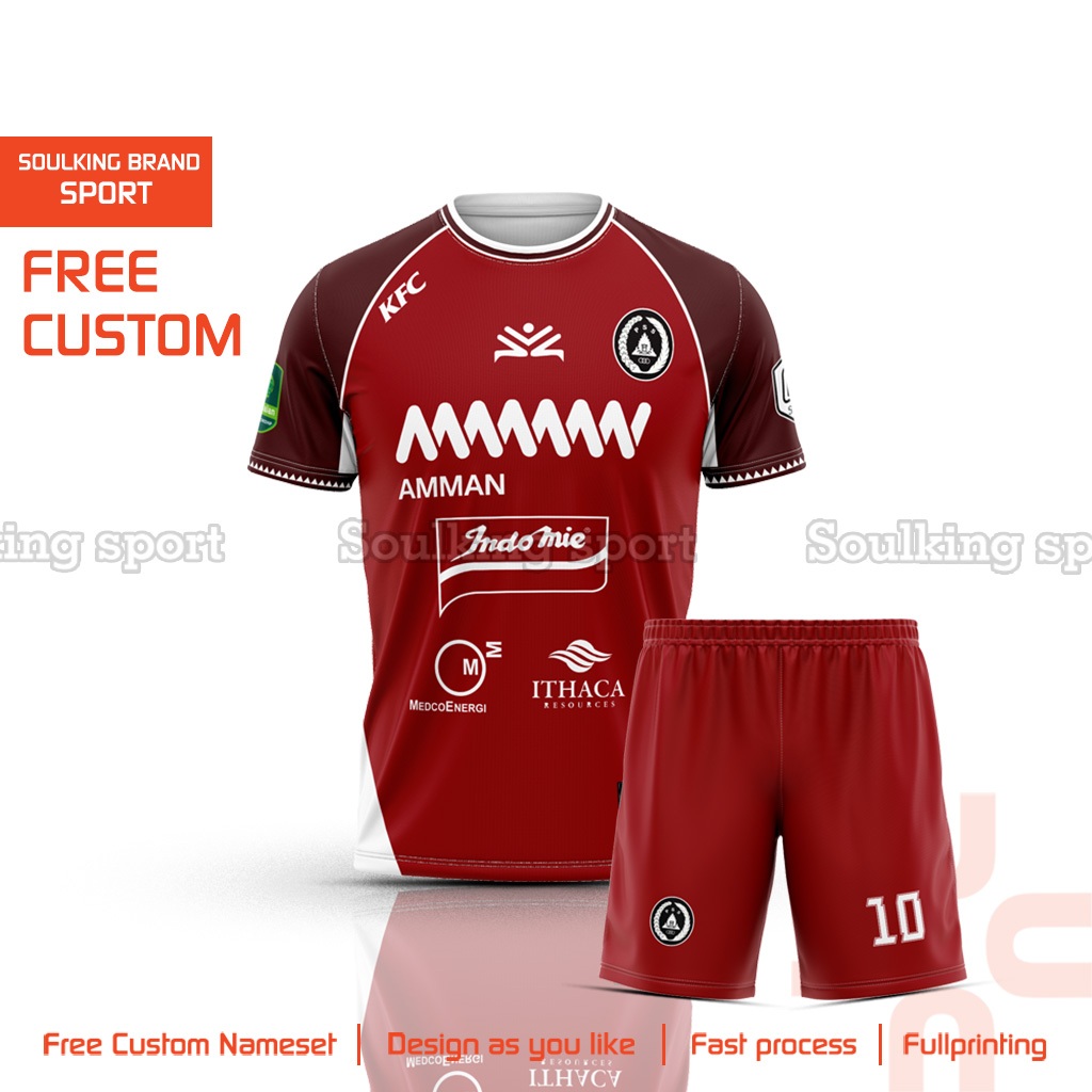 Baju Jersey Bola PSS Sleman 2025 - 2026 Goalkeeper Home Away Third Liga 2 Indonesia Free Custom Nama