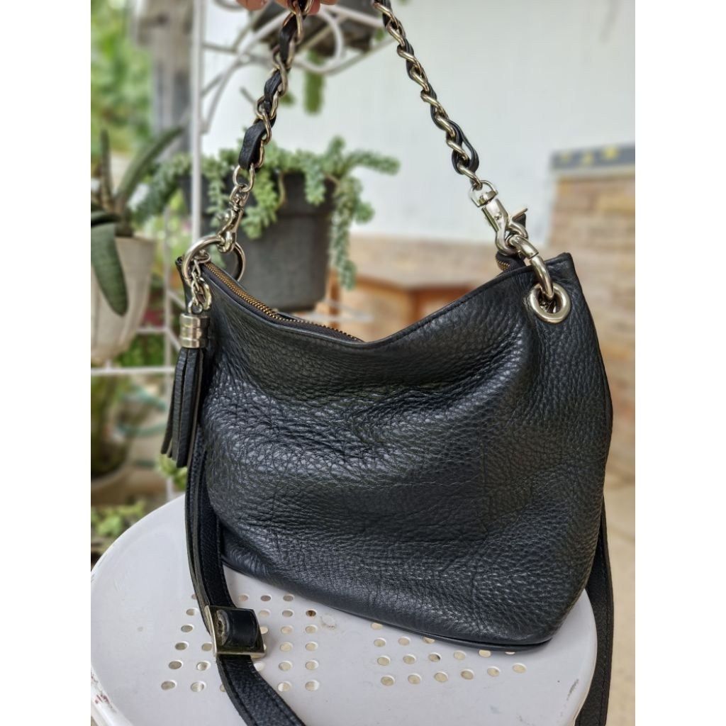 Tas Kulit PL Hitam Wherever