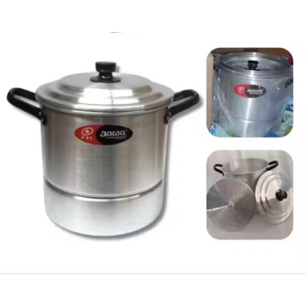 Dandang 26 Cm & 28 Cm Alumunium Jawa Maspion Langseng Jawa / Kukusan