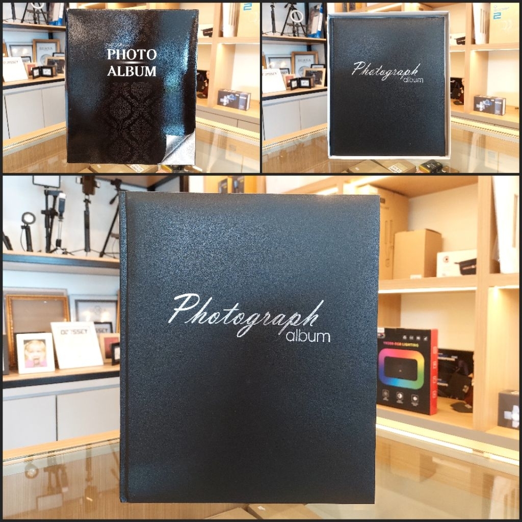 PAKE BOX ALBUM FOTO PHOTO ALBUM PHOTOGRAPH LNK/LNB Album Wedding hardcover Magnetic Muat 40-80 Pcs 4