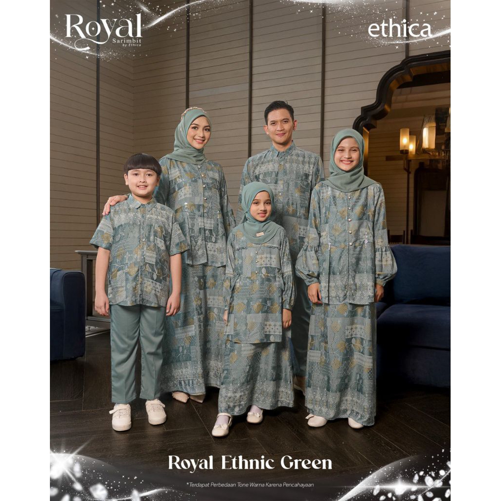 ETHICA-SARIMBIT ROYAL ETHNIC GREEN/Sarimbit ethica terbaru 2026