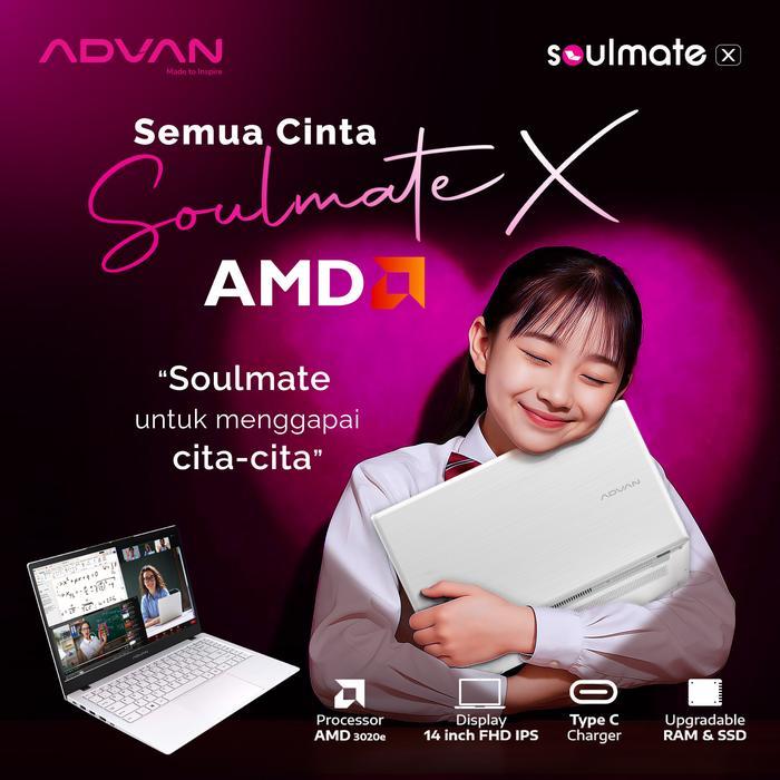 ADVAN SOULMATE X2 AMD 3020 - RAM 8GB 128GB WINDOWS 11 14.0 IPS