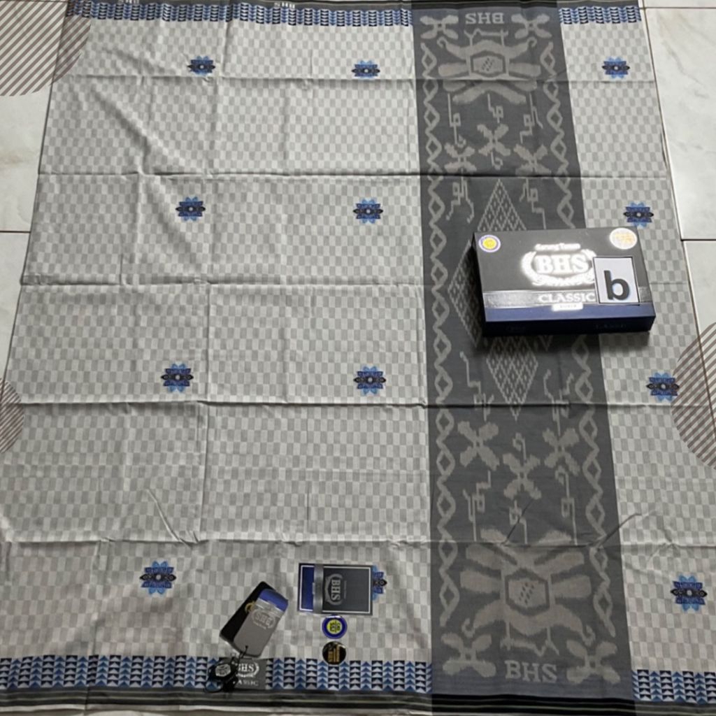 BHS CLASSIC SILVER SONGKET (PUTIH)