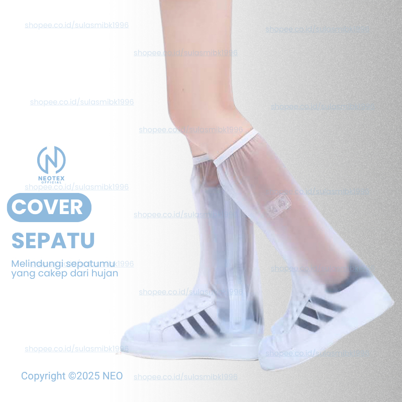 Cover Sepatu Mantel Sarung Pelindung Sepatu dari Hujan Anti Air Waterproof Jas Hujan Rain Cover Shoe