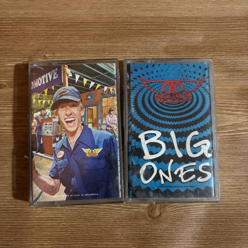 KASET PITA ORIGINAL AEROSMITH NINE LIVES BIG ONES A LITTLE SOUTH TO SANITY