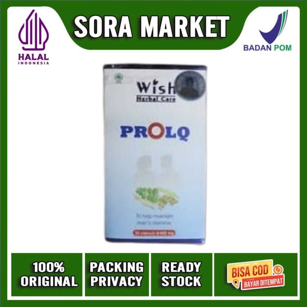 PRO LQ Wish Kapsul herbal Original Suplemen Stamina Pria 100% aman BPOM