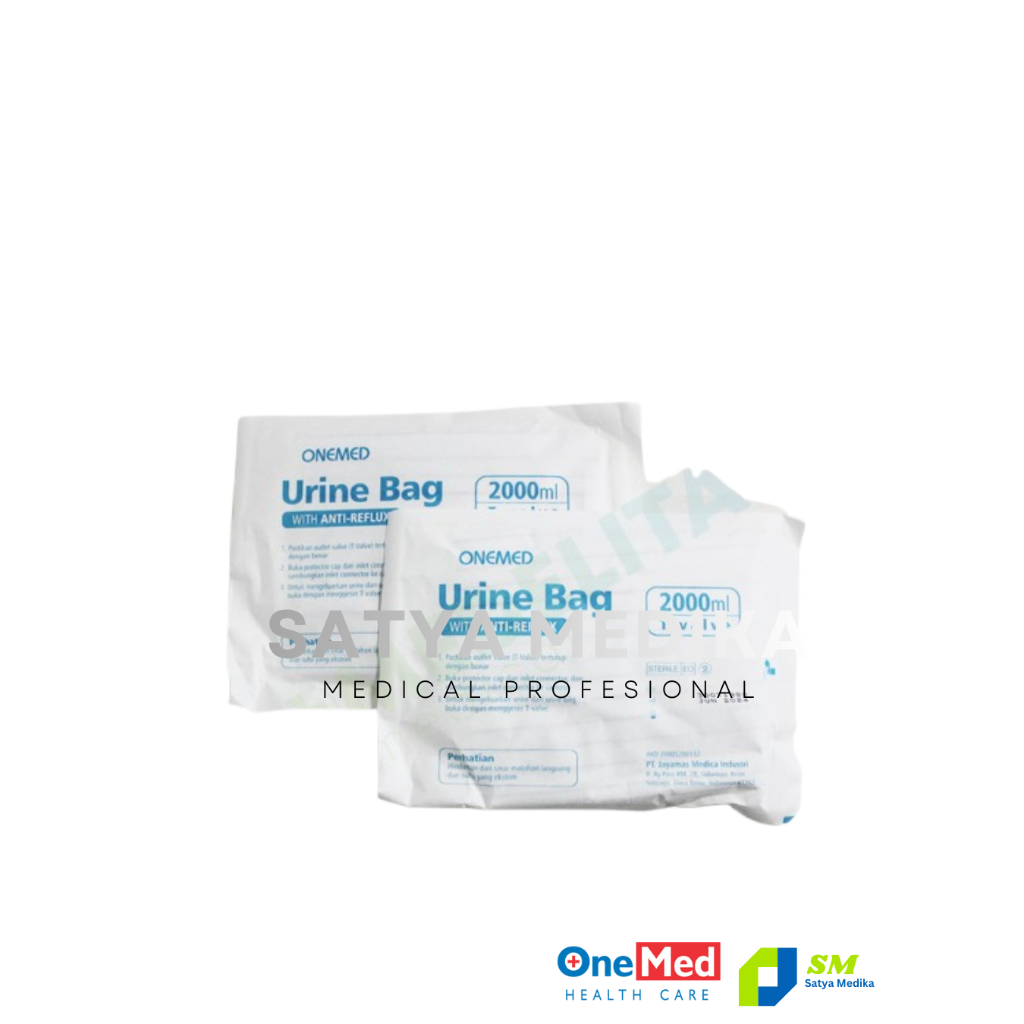 OneMed Urine Bag Dewasa T Valve 2000ml