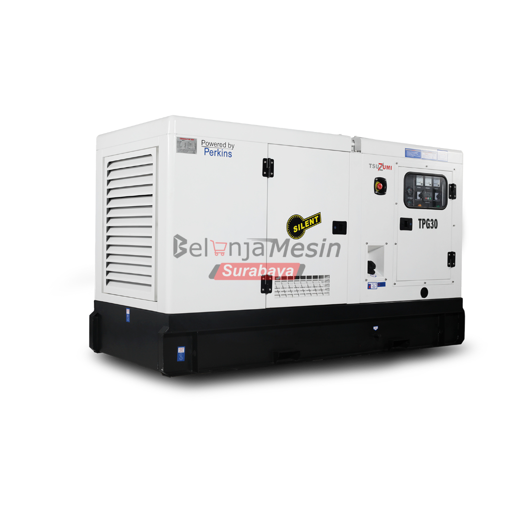Genset Diesel 30 KVA Silent 3 Phase Tsuzumi Perkins TPG 30 Japan Technology Surabaya Hanya Invoice