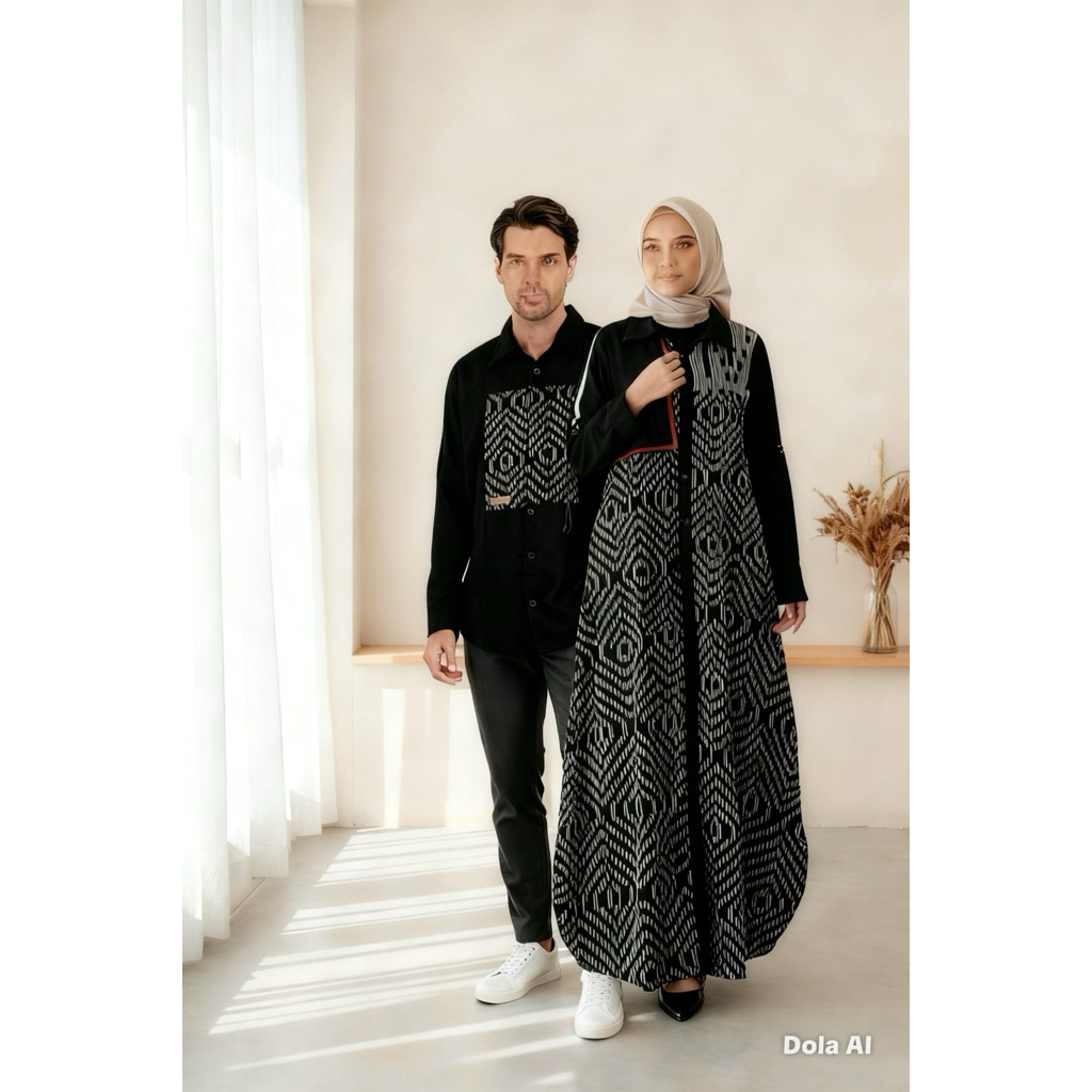GENDHIS DRESS BY ZISHEERI / COUPLE LEBARAN / SARIMBIT LEBARAN /ZISHEERI