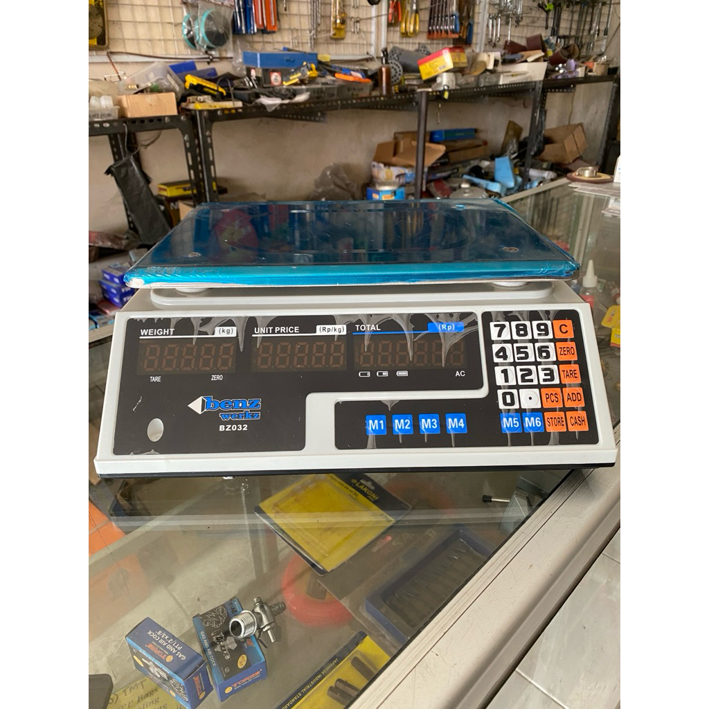 BENZ BZ032 Timbangan Duduk 30 Kg Digital Computing Scale Barang Buah Sayur Sembako Laundry Dapur Mak