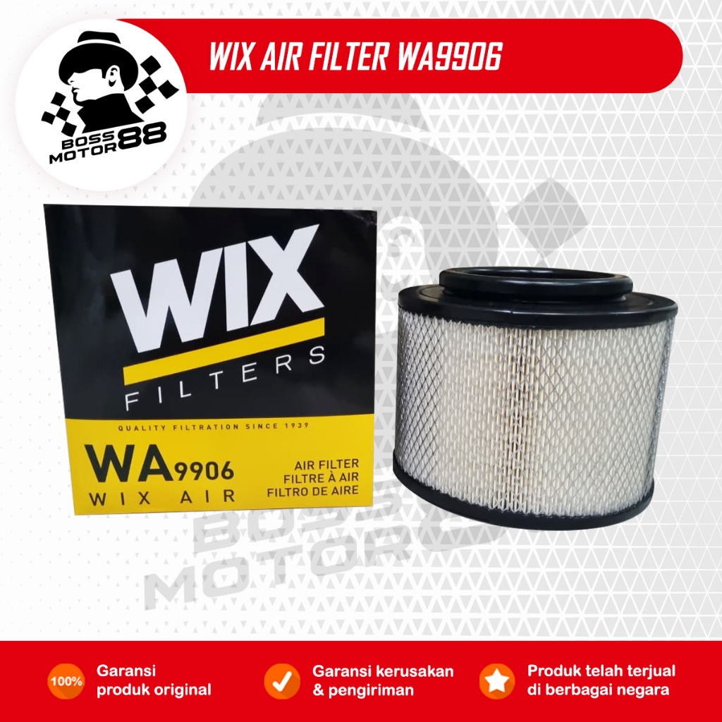 WIX Air Filter Saringan Udara Mobil RANGER EVEREST KIJANG INNOVA FORTUNER HILUX WA9906 Original