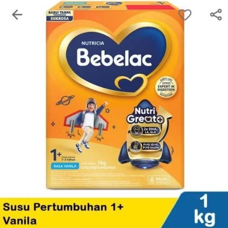 Bebelac 3 / 1+ Susu Pertumbuhan 1Kg & Bebelac 4 / 3+ Susu Bubuk 1Kg