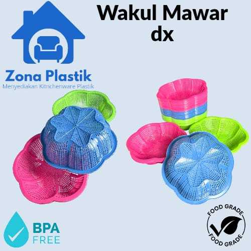 (PAKET HEMAT 4 LUSIN) WAKUL MAWAR DX - BESEK NASI HAJATAN - CETING/MARANG NASI BERKATAN PLASTIK