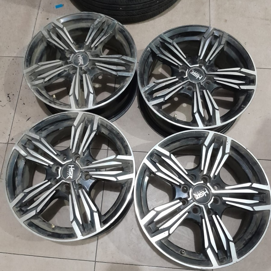 VELG MOBIL BEKAS HSR MERKIN RING 16X6,5 PCD 4X100/114,3 ET4O