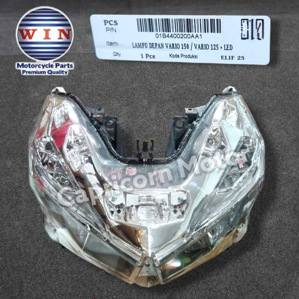 REFLEKTOR LAMPU DEPAN VARIO 150 125 LED merk WIN