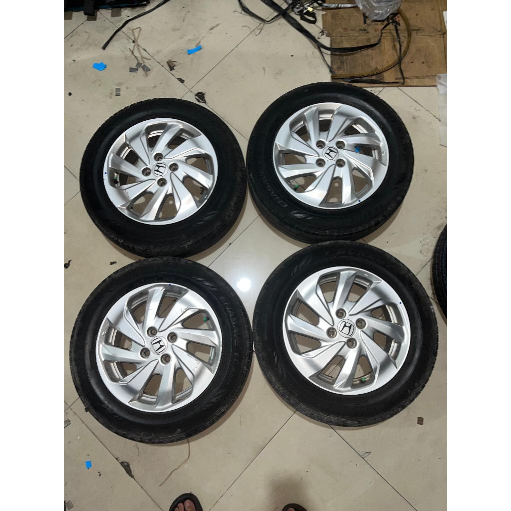 Velg bekas ori STD MOBILIO R15X5.5 4X100 ET53+ban 185 65 r15