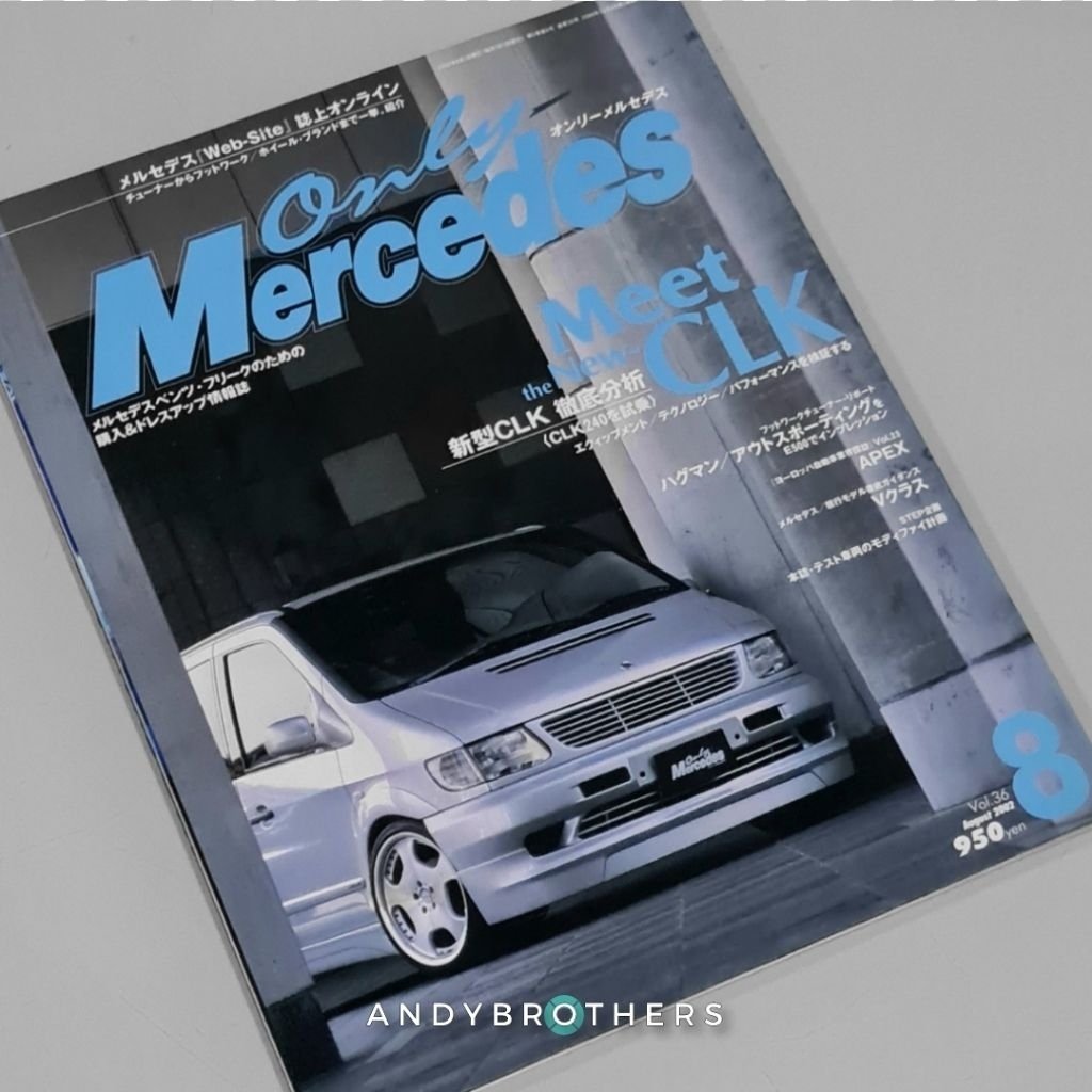 Buku / Majalah / Magazine / Katalog Otomotif Import Jepang - Mercedes Benz - Only Mercedes - V-Class