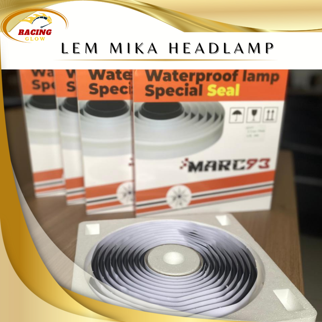 LEM MIKA LEM BUTYL HEADLAMP LAMPU KENDARAAN MOTOR MOBIL WARNA HITAM | ORIGINAL TERMURAH