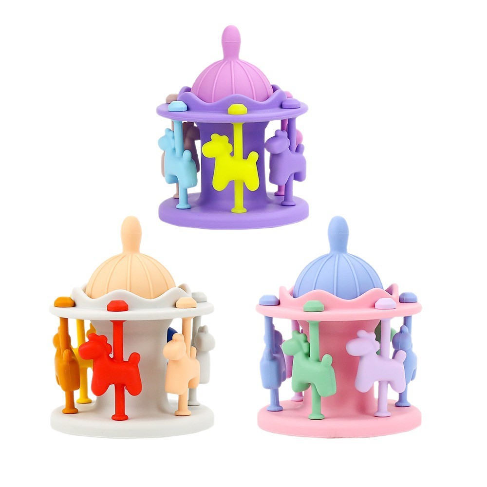 MAINAN BAYI - MAINAN GIGIT BAYI - TEETHER BAYI - MAINAN ANAK - SILICONE