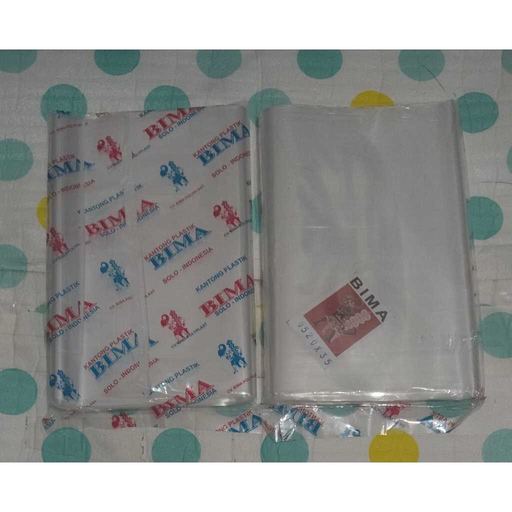 Plastik PP bening tebal 05 plastik keripik tebal / plastik kaku bening tebal / plastik makanan kerin