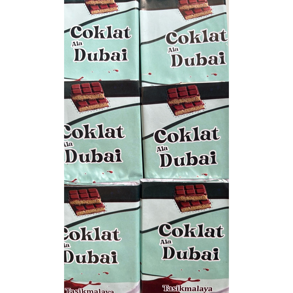 (ISI 6 PCS) Coklat ala Dubai *versi lokal - Snack Manis (Coklat Dubai | Jajanan viral | Coklat viral