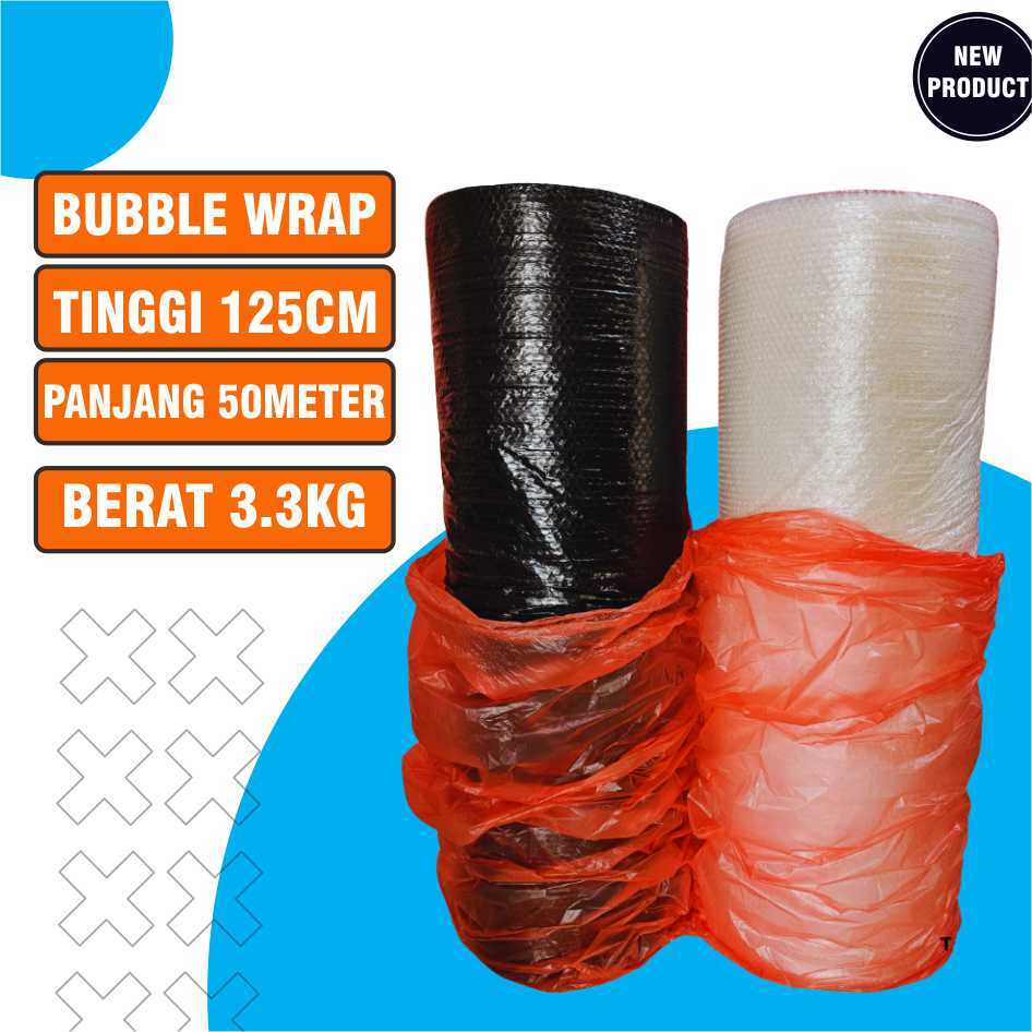 bubble wrap 3,3kg hitam khusus cirebon