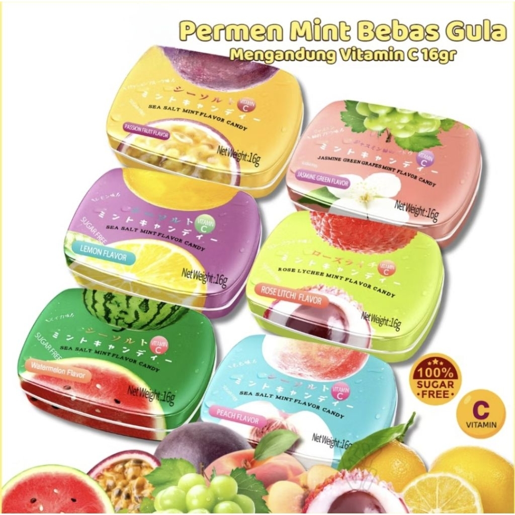 permen mint kaleng/permen import