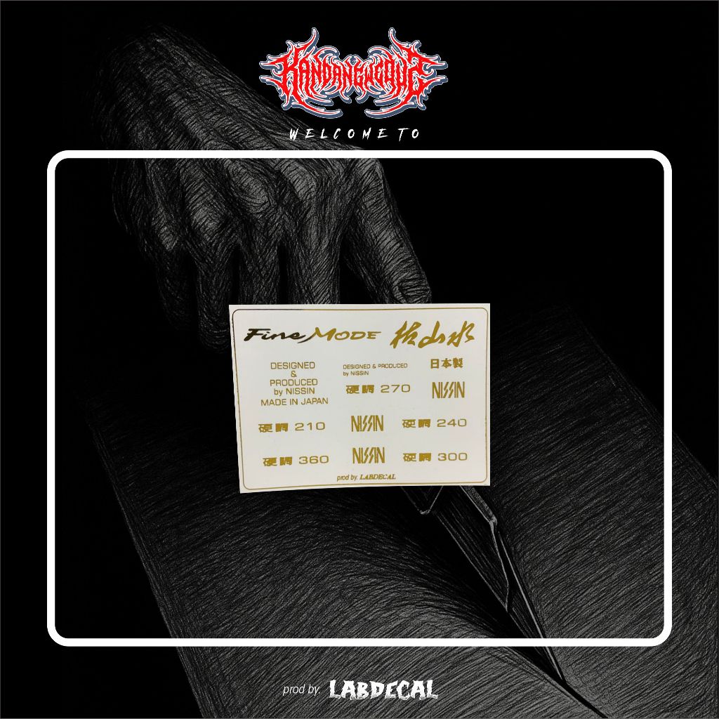 water slide decal joran rebuild nissin