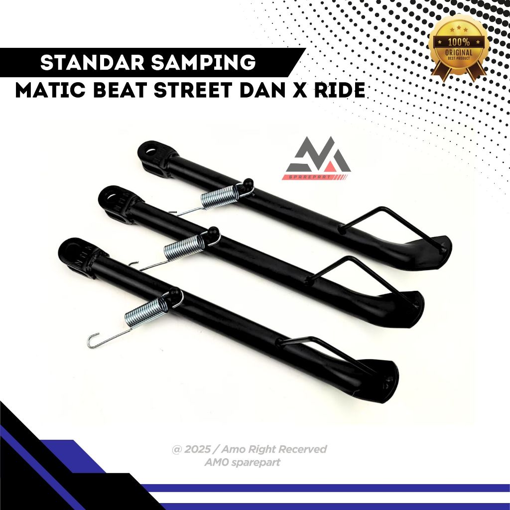 Standar Samping Panjang Matic Beat Street X Ride Universal motor, Lebih Tinggi Dari Orinya Sensor ma