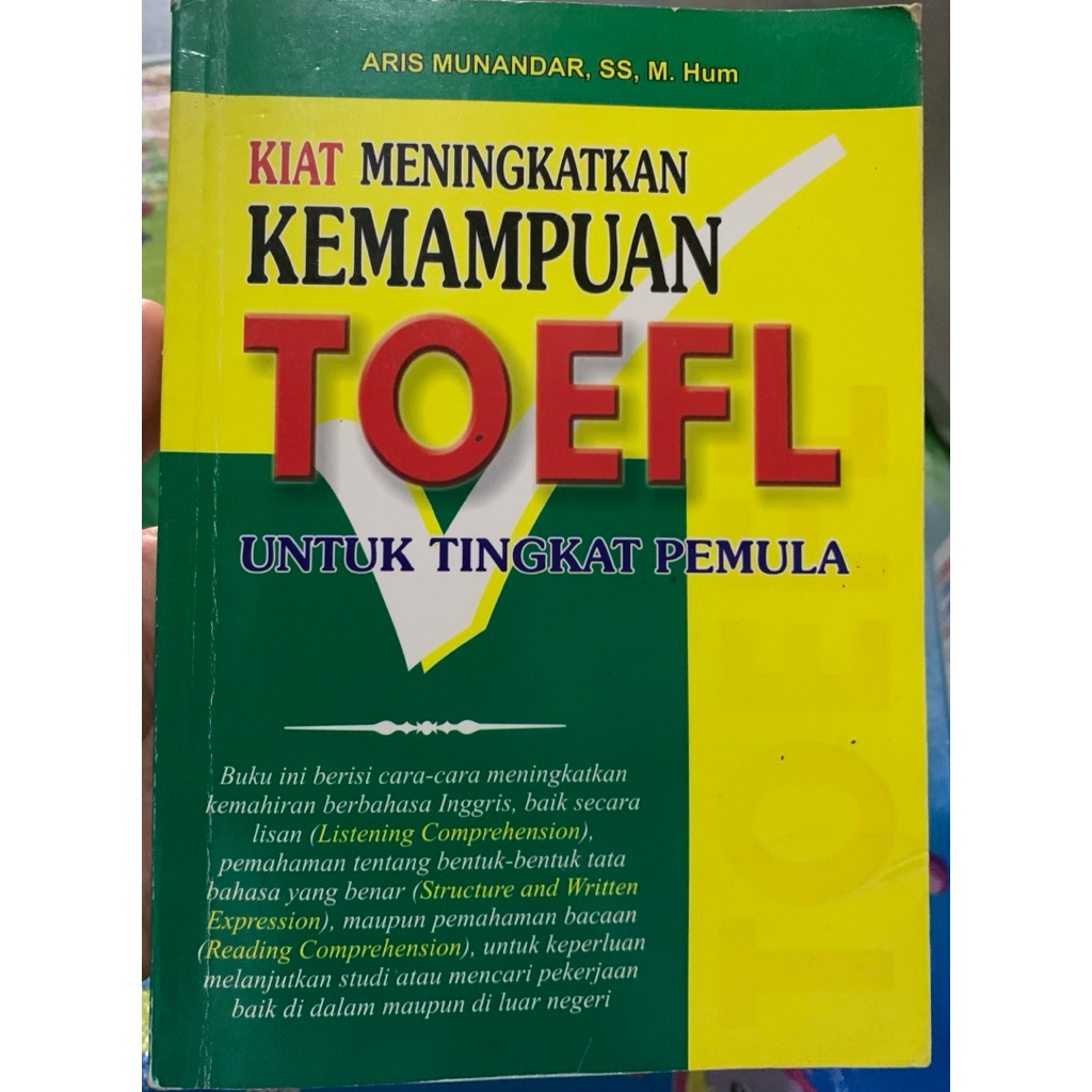Preloved Buku Kiat Meningkatkan Kemampuan Toefl