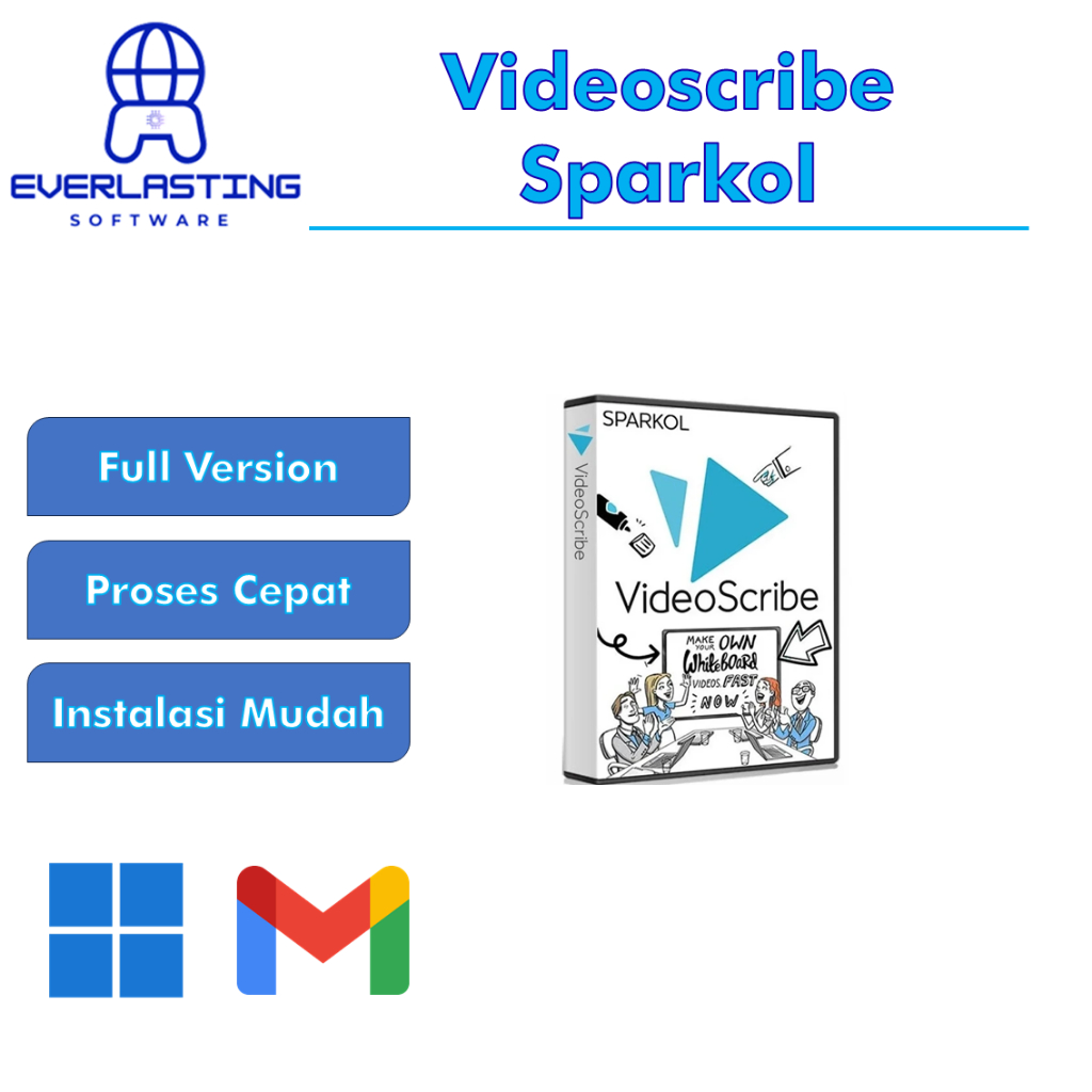 Videoscribe Sparkol Full Version Software Editing Video Doodle Full Lisensi Lifetime PRO
