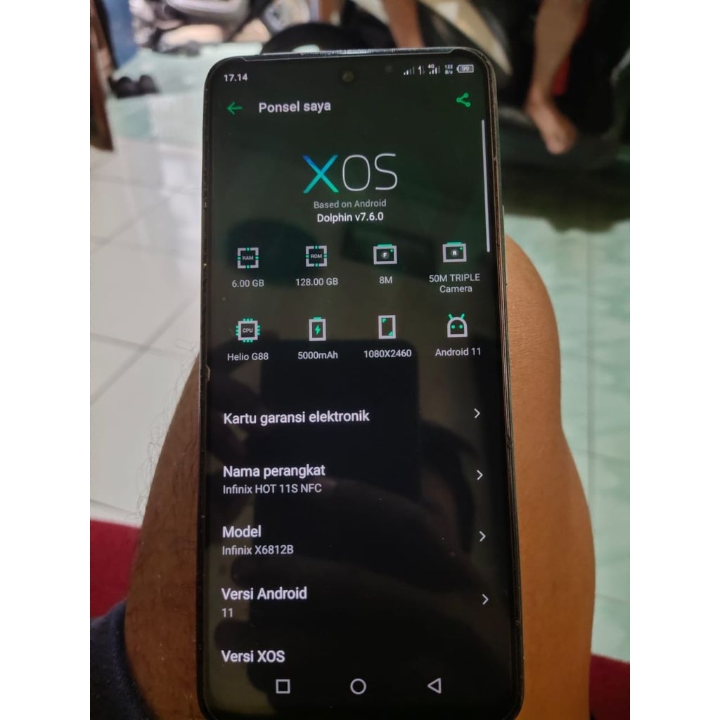 infinix hot 11s nfc 6/128