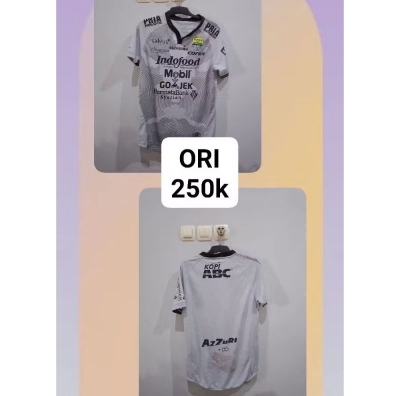 Jersey original Persib Bandung away