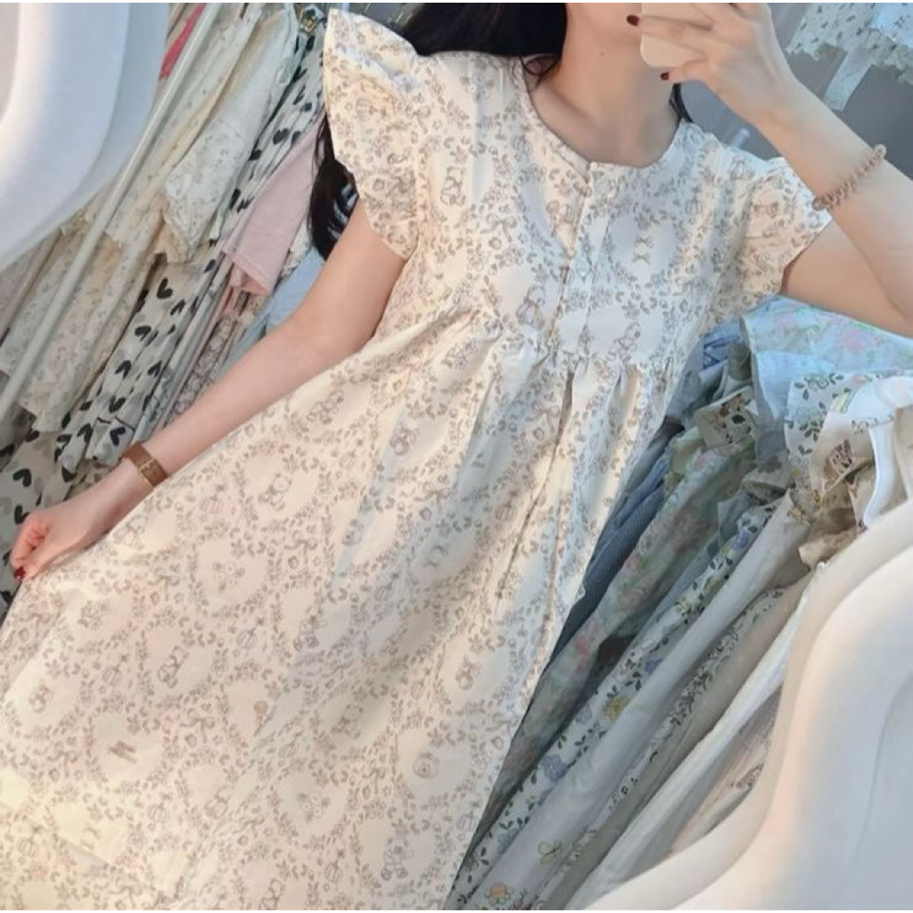 Daster Korea Jumbo | Daster Bunga Aesthetic