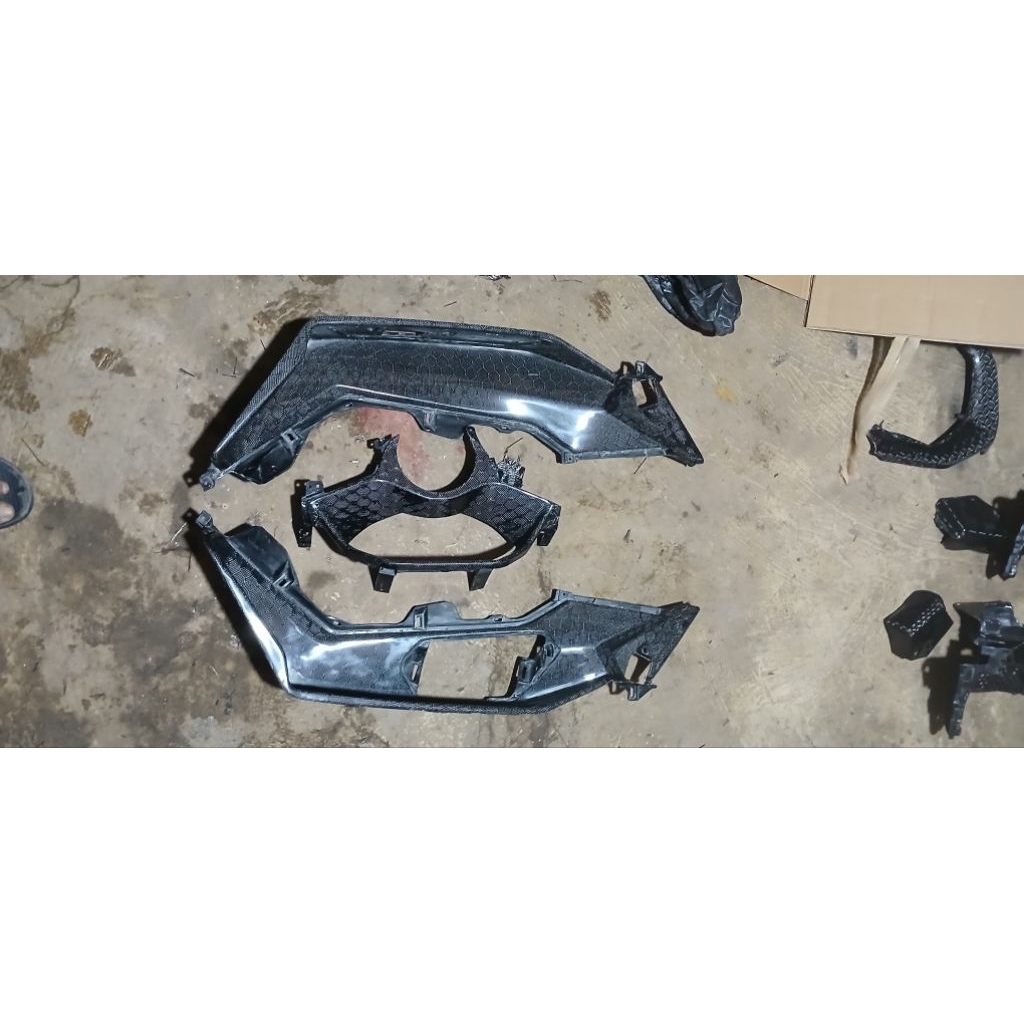 Step floor dan panel spidometer PCX 160 new 2025 K1Y carbon kevlar