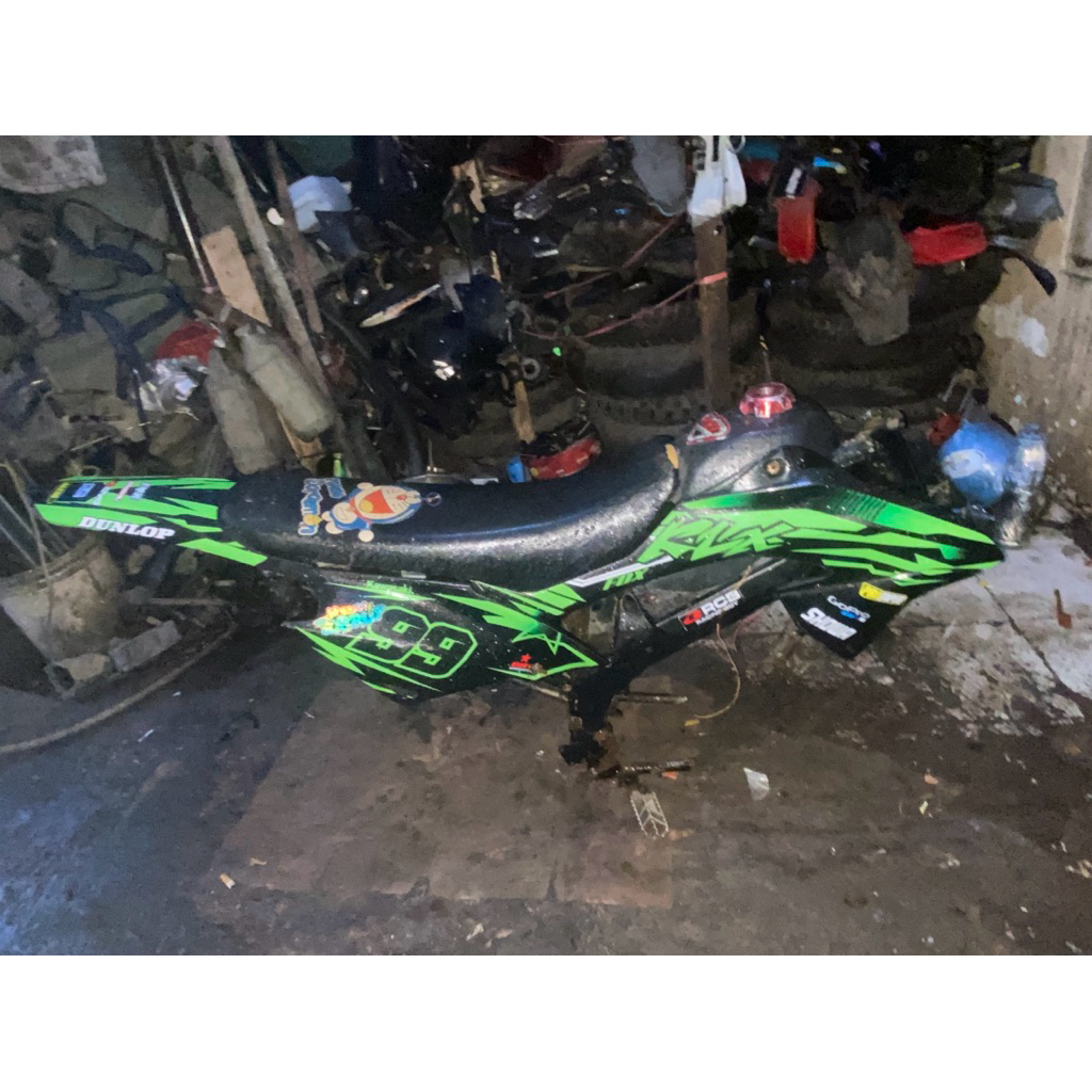 body set klx  rangka custom lengkap tinggal pasang