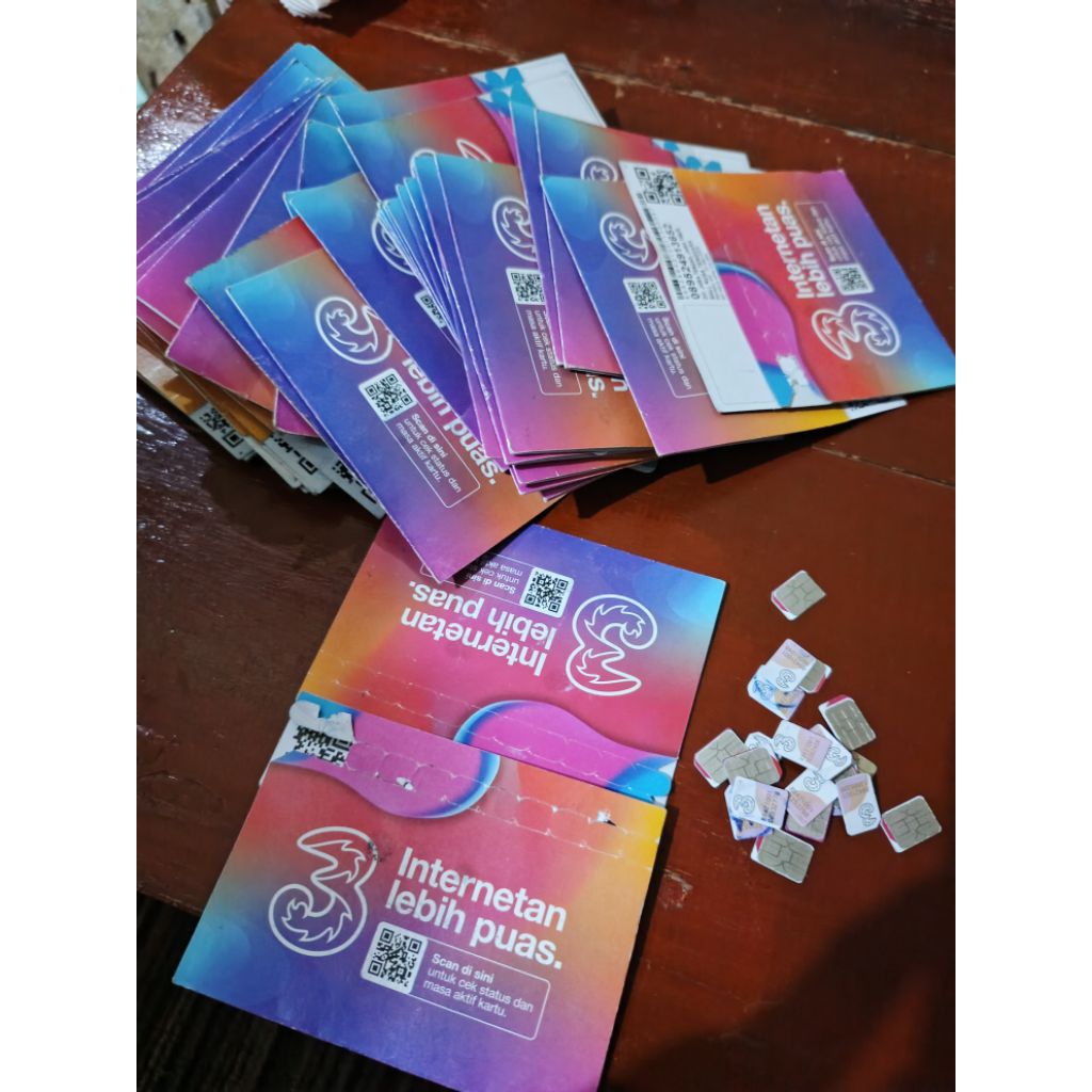 Kartu Perdana Sudah Registrasi Chip Only 