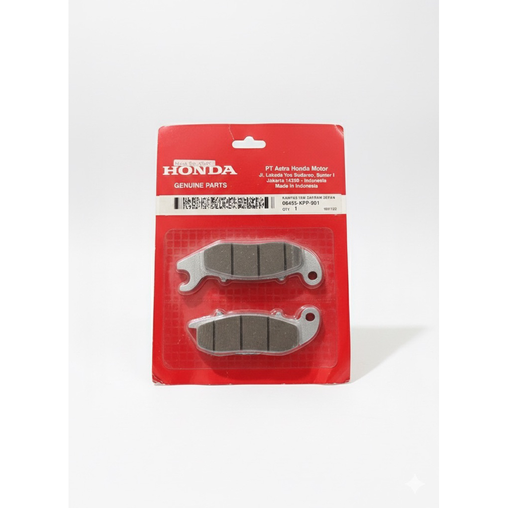 sparepart motor - kampas rem original honda / kampas rem motor megapro , tiger