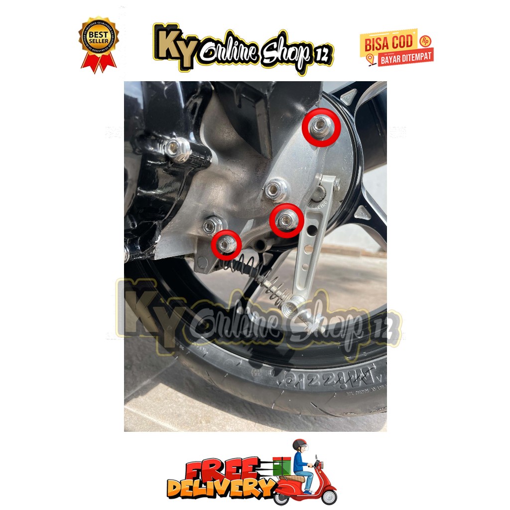 BAUT KRENGKES SAJA ( 3 BAUT ) BEAT ESP NEW SCOOPY ESP NEW STREET TAHUN 2015 - 2021 CBS HONDA SPIDO A