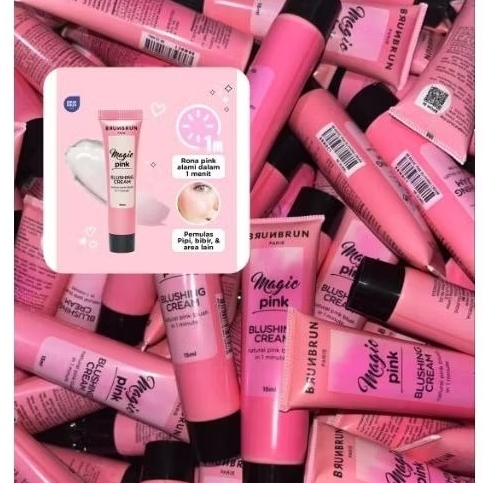 BRUN BRUN MAGIC PINK BLUSH ON LIQUID PALING AWET