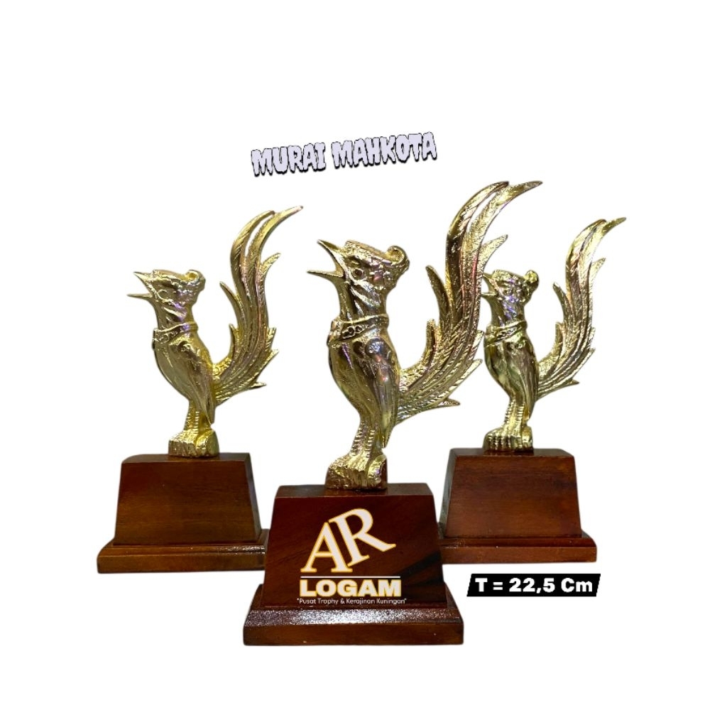 Trophy/Piala MB Mahkota Bahan Logam Aluminium Cor