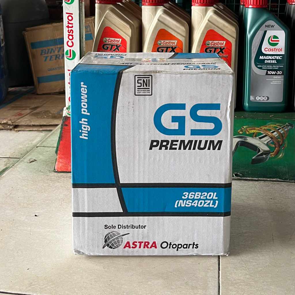 Aki GS Astra NS40ZL Basah (Untuk Mobil Ayla, Agya, Sigra, dll)