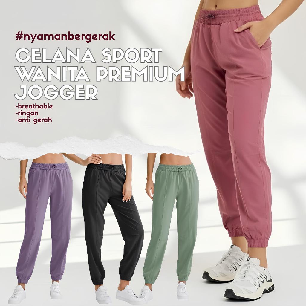 Celana Olahraga Wanita | Celana Training Wanita | Celana Jogger Wanita Longgar