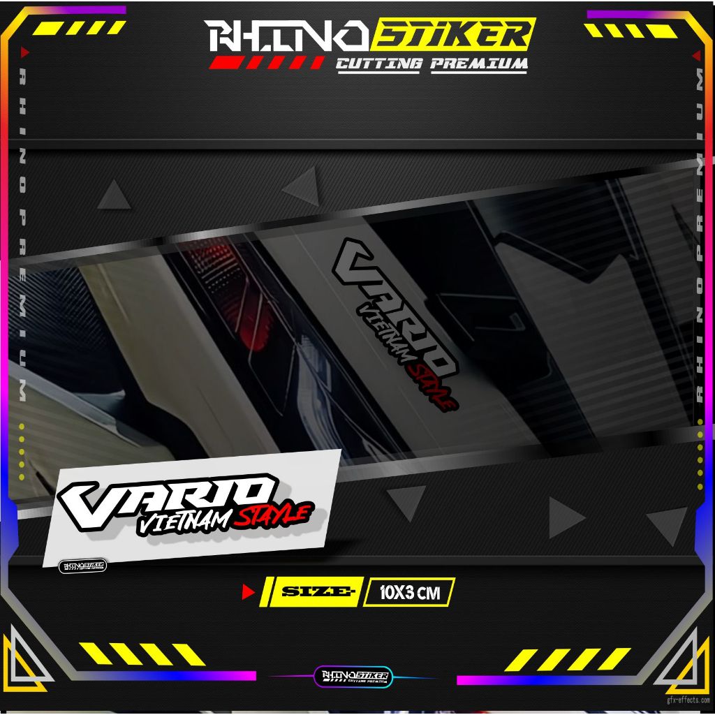 STIKER VARIO VIETNAM STAYLE Stiker cutting Stiker motor