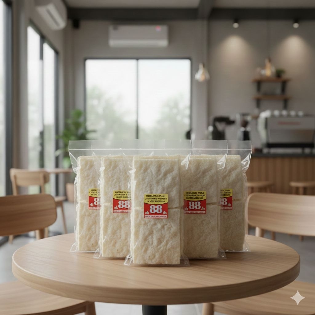 KERUPUK PULI LEMPENG BERAS KHAS MADIUN CAP "88"