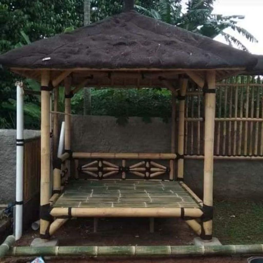 Gazebo Bambu 2x2 Murah